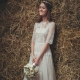 Wedding dress in the style of boho