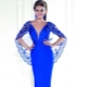 Blue evening dress