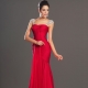 Vestido de baile vermelho