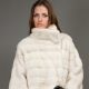 White mink coat