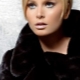 Sheared mink fur coat