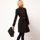 Women's Classic Black Coat