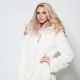 White fur coat is back in fashion!