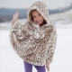 Children's rabbit fur coat for girls