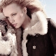 Sheepskin coat with faux fur