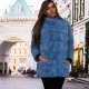 Blue mink coat