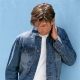 Fashionable denim suit for men