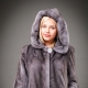 Mink coat graphite color