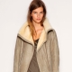 Lightweight women's sheepskin coats