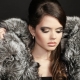 Silver fox fur coat