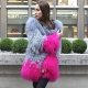 Lama fur coat is a glamorous choice!