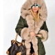 Women's parka with fur 2019