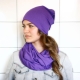 What can I wear with a purple scarf?