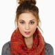 What to wear with an orange scarf?