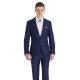 What can I wear with a blue men's suit?