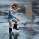 Rubber boots for a boy