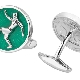 Silver cufflinks for men