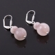 Pink Quartz Earrings