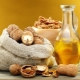 Nut oil for hair