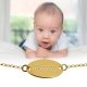 Pulseira de ouro infantil