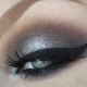 How to do makeup with gray shadows?