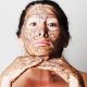 Coffee grounds face mask