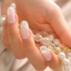 Verniz de gel para manicura de casamento