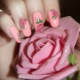 Manicura rosa