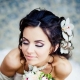 Wedding makeup for brunettes