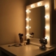 Illuminated makeup mirror: how to do it yourself